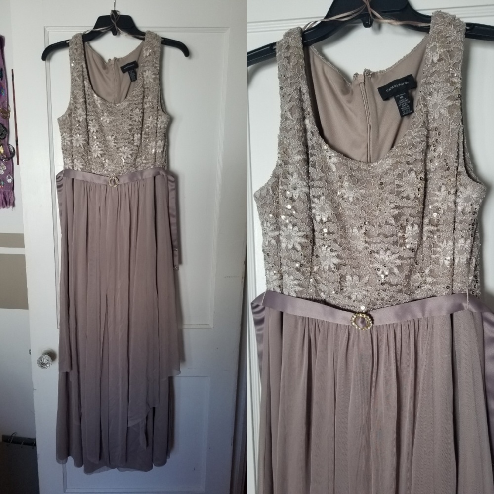 Long mother of bride dress